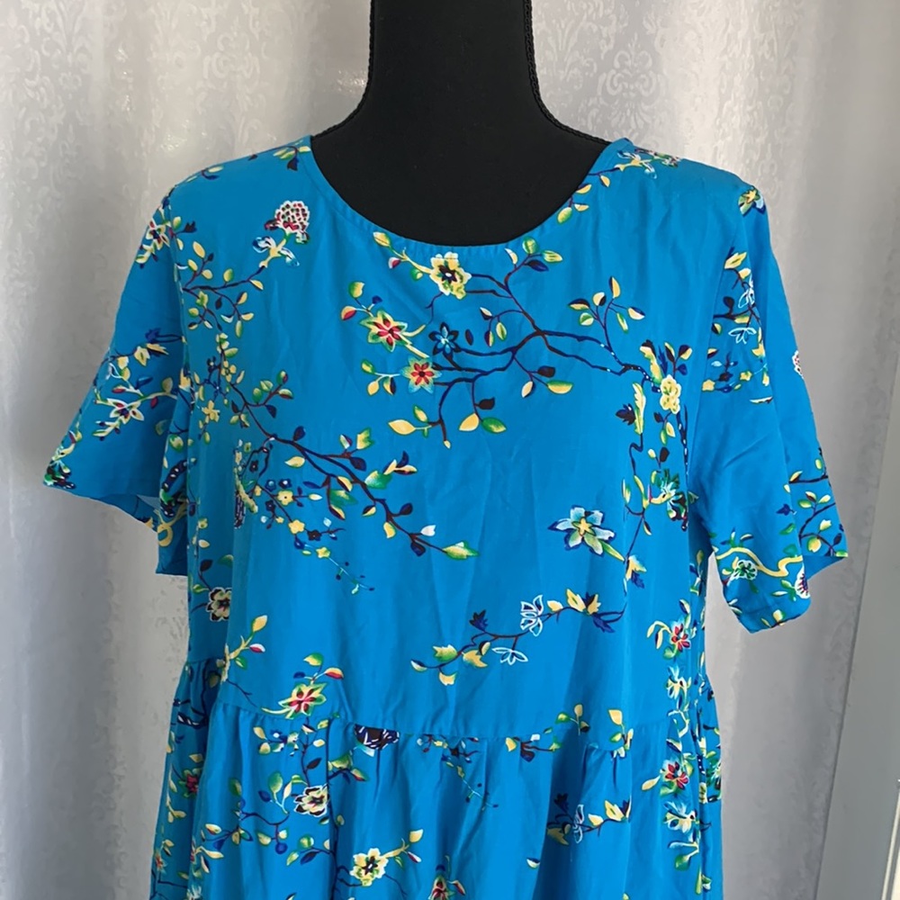 SHEIN COTTON MAXI DRESS Sz: L
